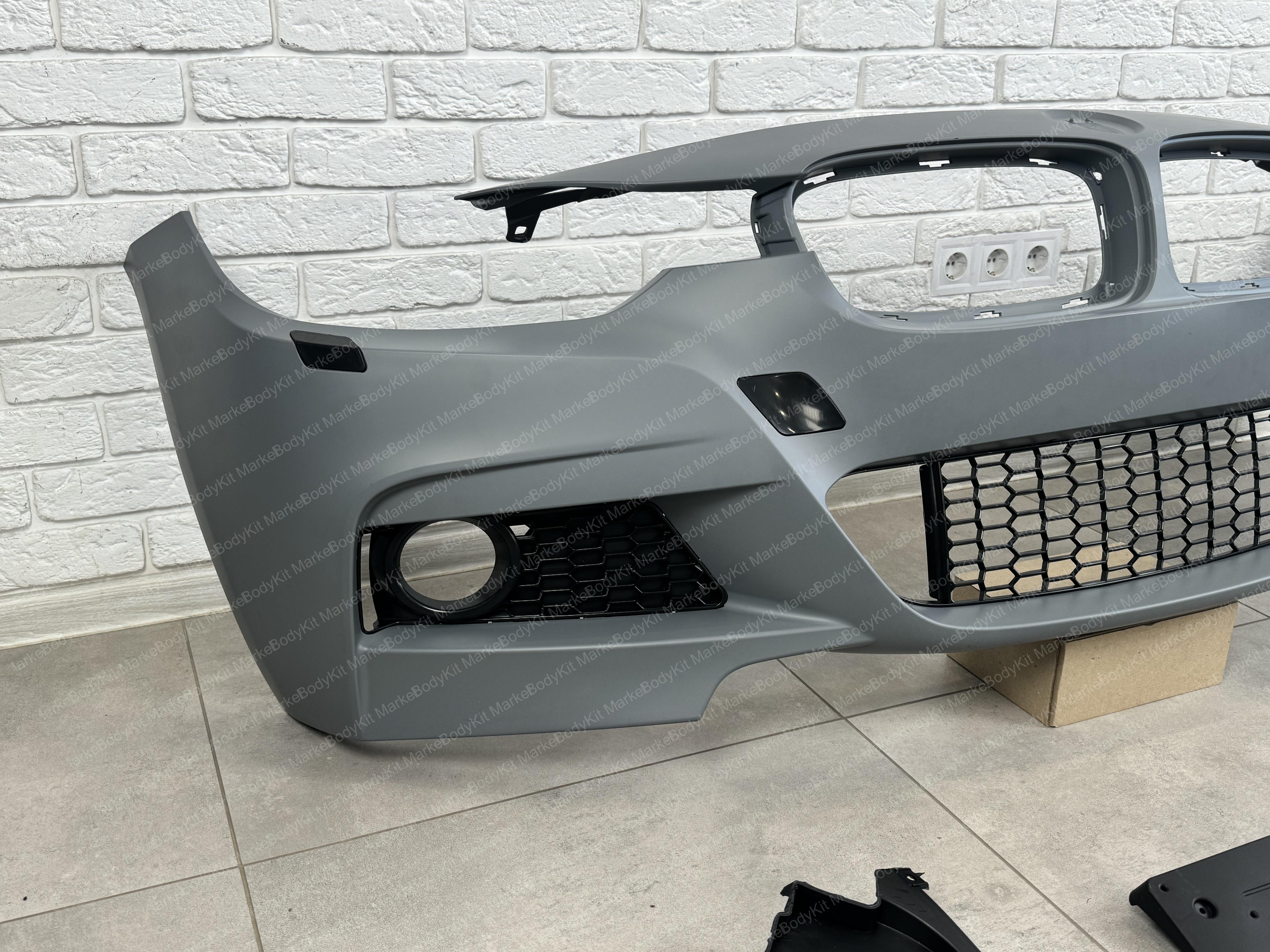 Комплект обвісу M Paket BMW 3 Series F30 2012-2018 (передній/задній бампер, пороги) БЕЗ ПАРКТРОННИКІВ